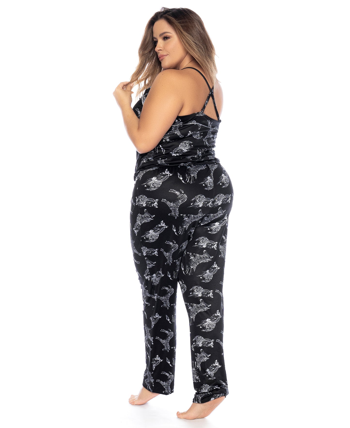 7523X Sophisticated Adult Onesie rear view