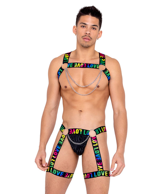6158 Pride Thong front view
