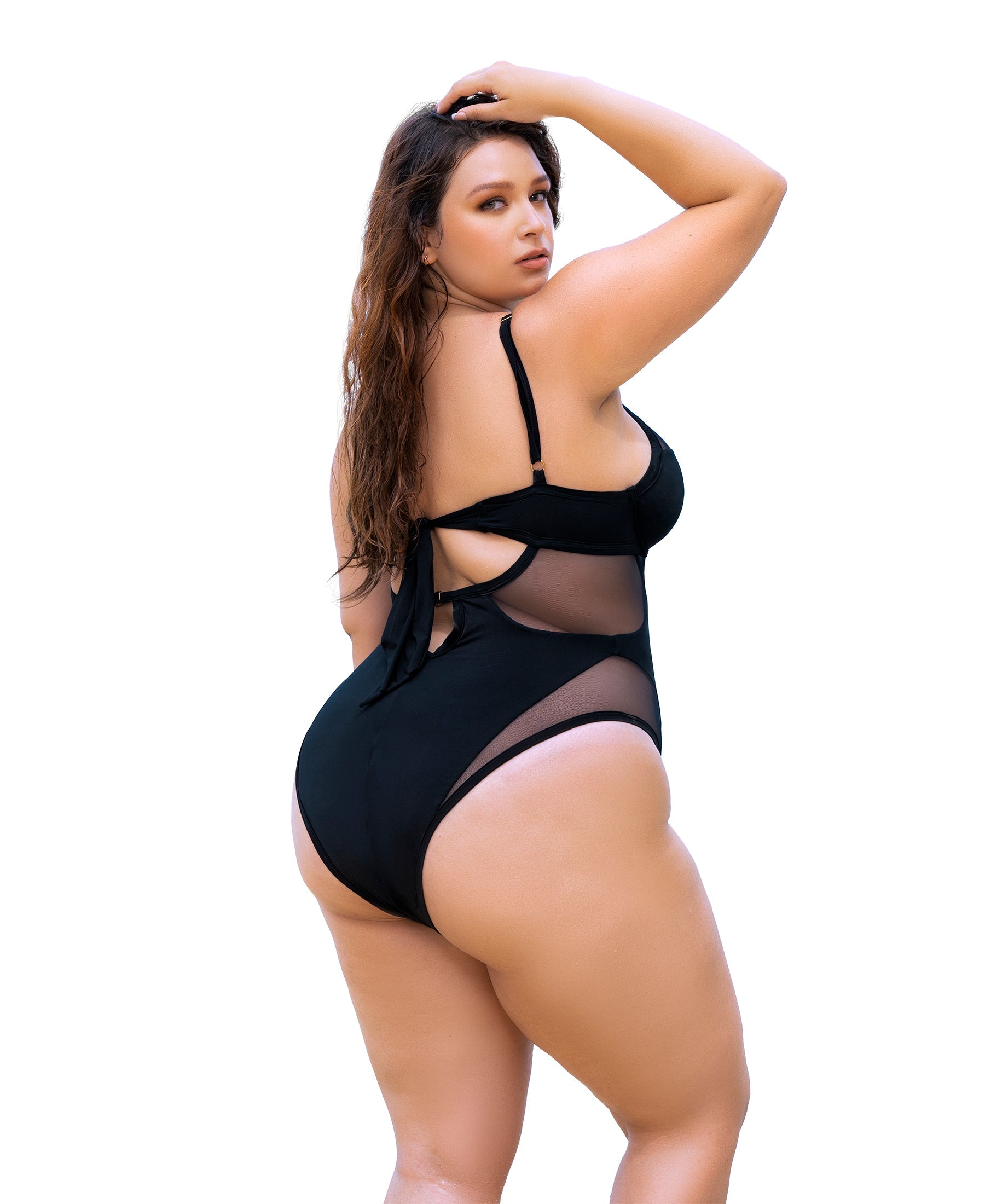67010X Underwire 1pc Swimsuit rear view