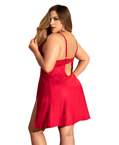 7341X Babydoll Red rear view 