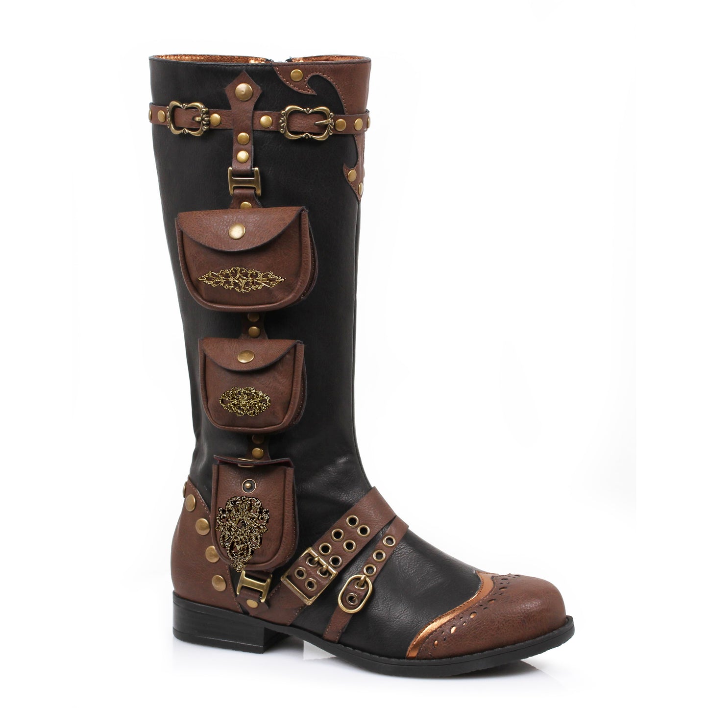 1" Steampunk Knee High Boot