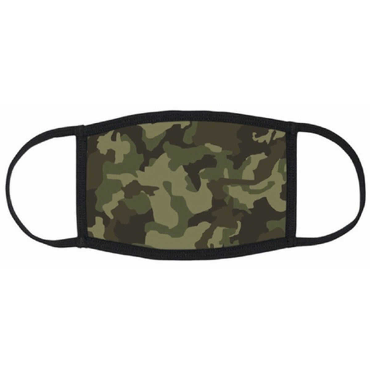 MSk-28 Green Camo Washable Face Mask with inner pocket for filter