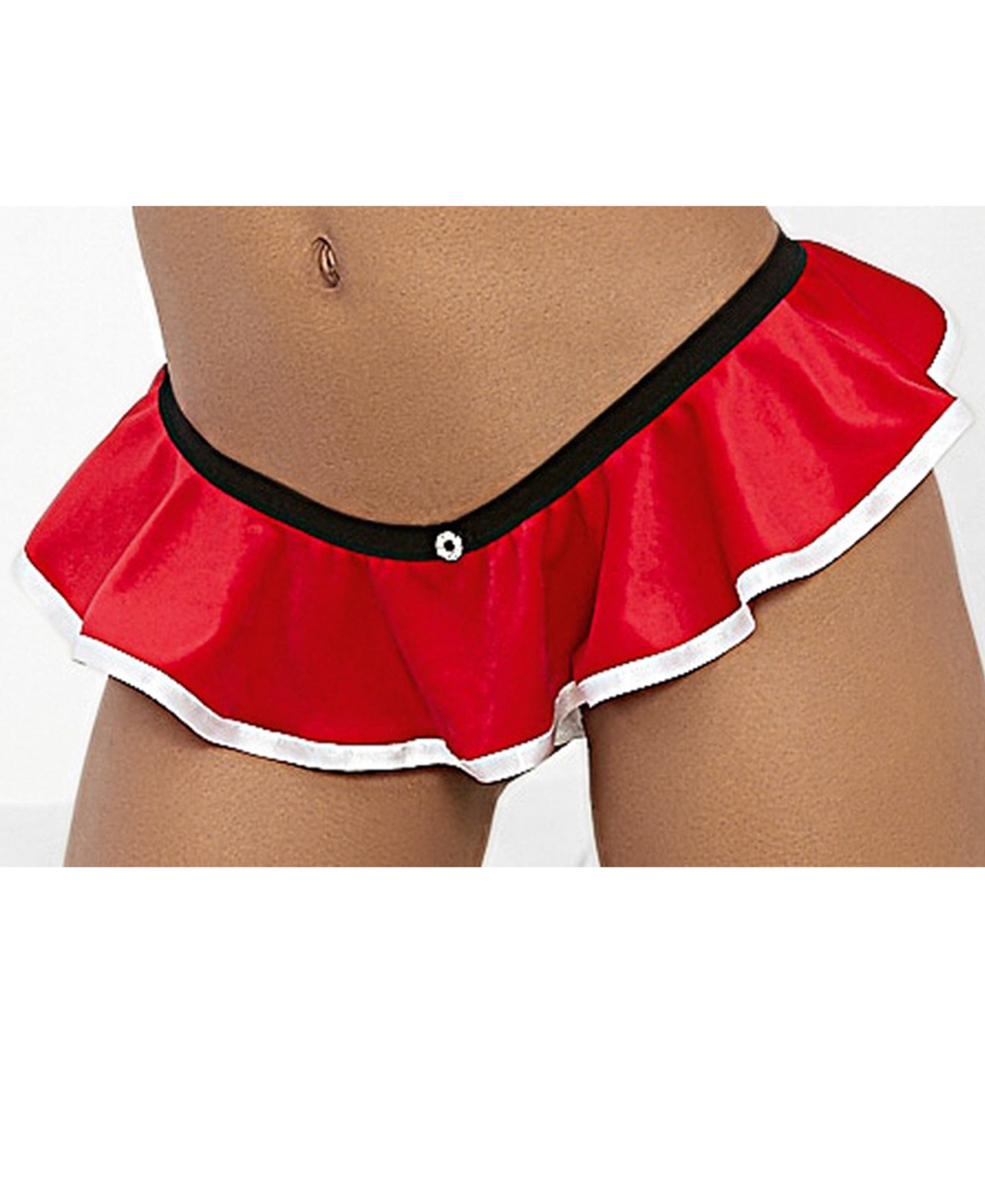70009 Holiday Pom Pom Panty front view