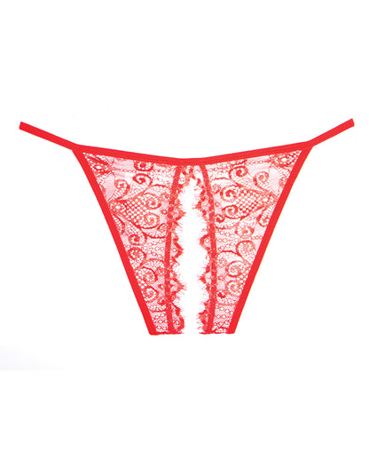 A1005 ENCHANTED BELLE Panty Red rear view 2