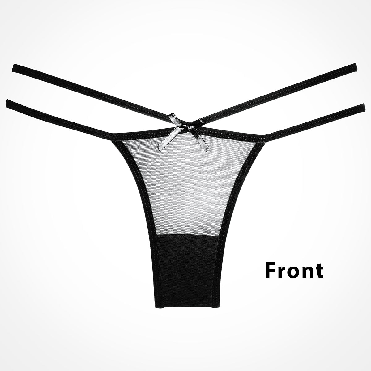 Allure naughty vanilla front view panty only A1011